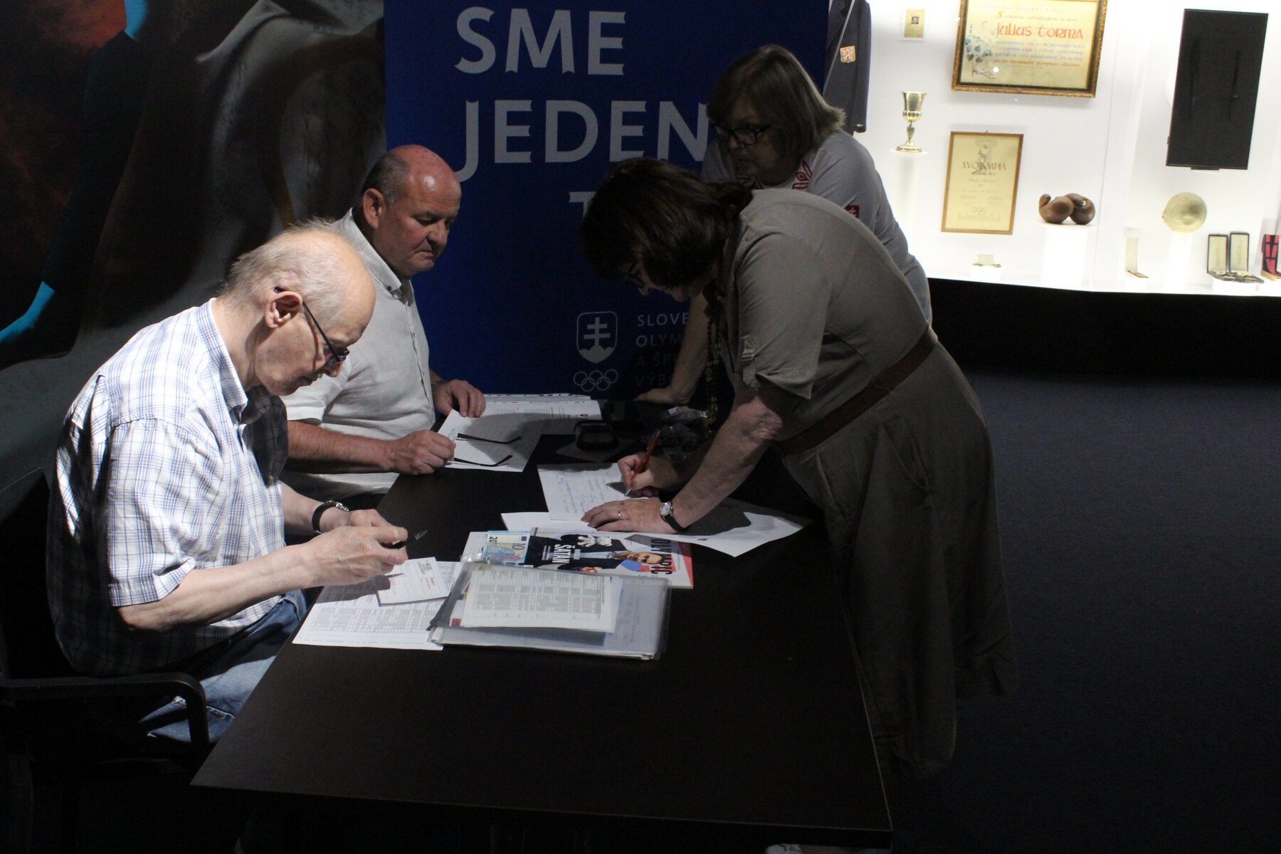 SSOŠZ annual membership meeting at the Slovak Olympic and Sports Museum – photograph 1