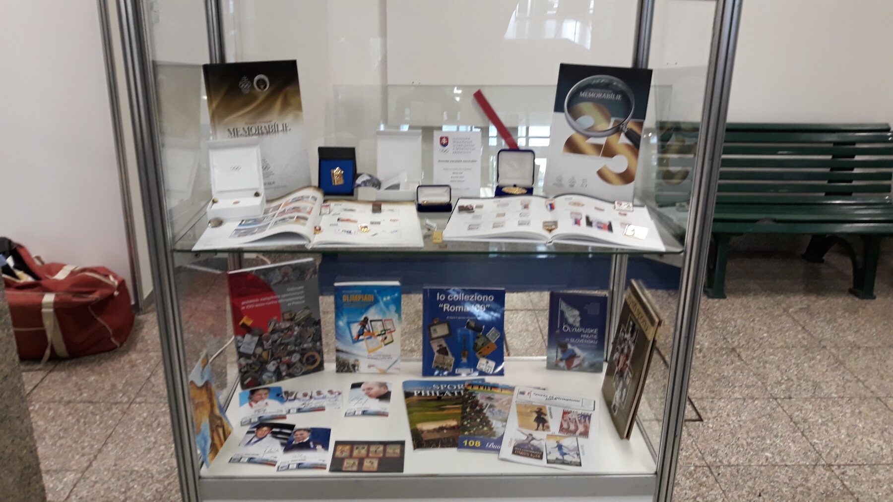 SSOŠZ exhibition of Olympic artefacts at Incheba
