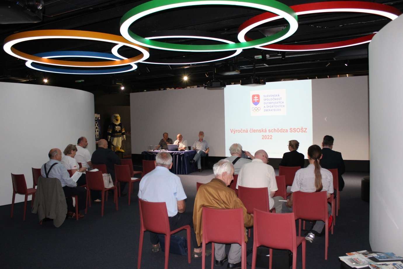 Annual membership meeting at the Slovak Olympic and Sports Museum, 2022.