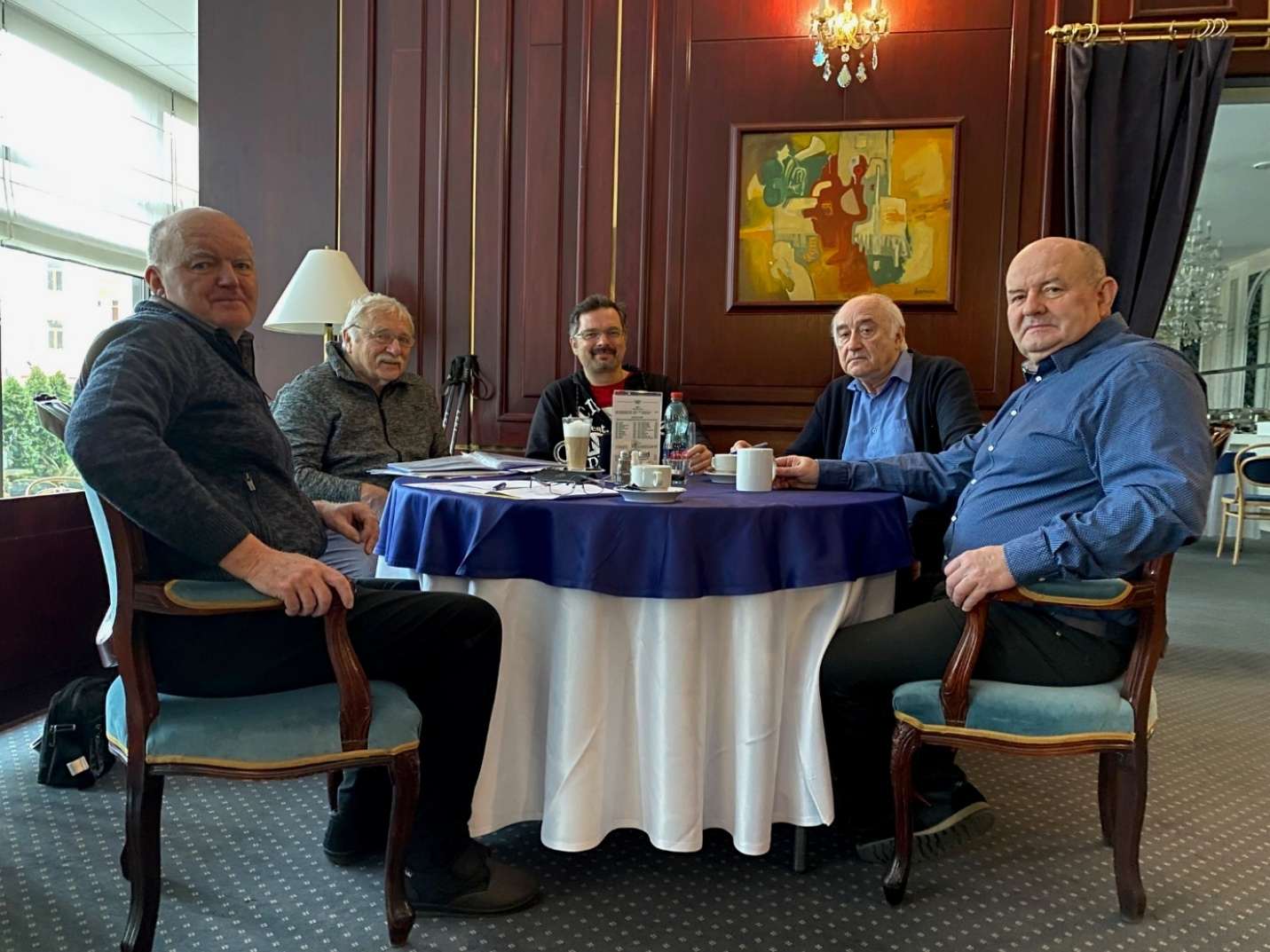First meeting of the WOCF Prague 2025 organising committee, December 2024.
